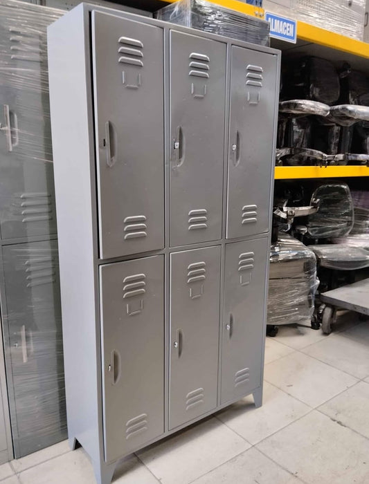 Locker x 6 puestos reacondicionado