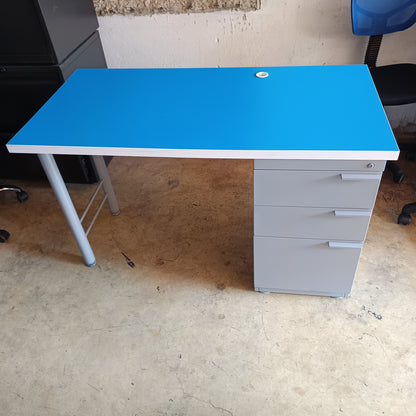 Escritorio Secretarial Azul