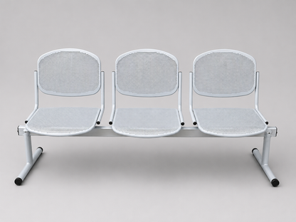 Tándem | Silla de espera x 3 puestos Metalico