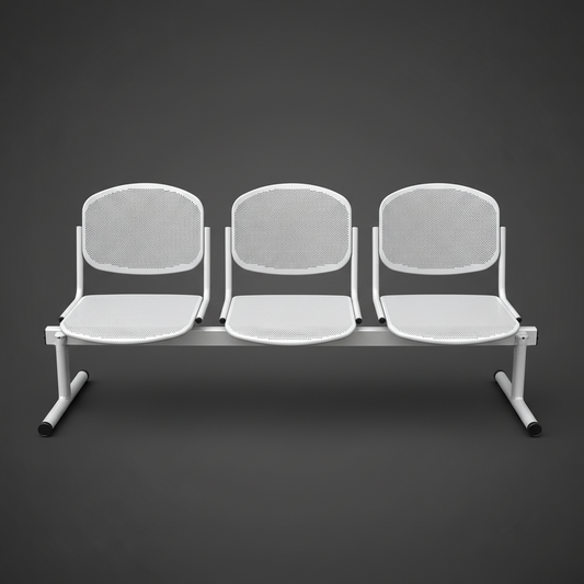 Tándem | Silla de espera x 3 puestos Metalico