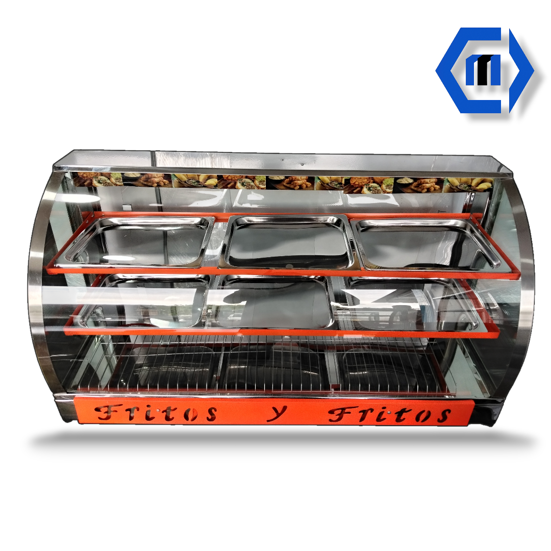 Vitrina de Calefacción 90 CM - Fritos